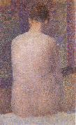 Georges Seurat Model Form Behind oil on canvas